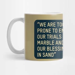 Quote by theologian and preacher Charles Spurgeon Mug